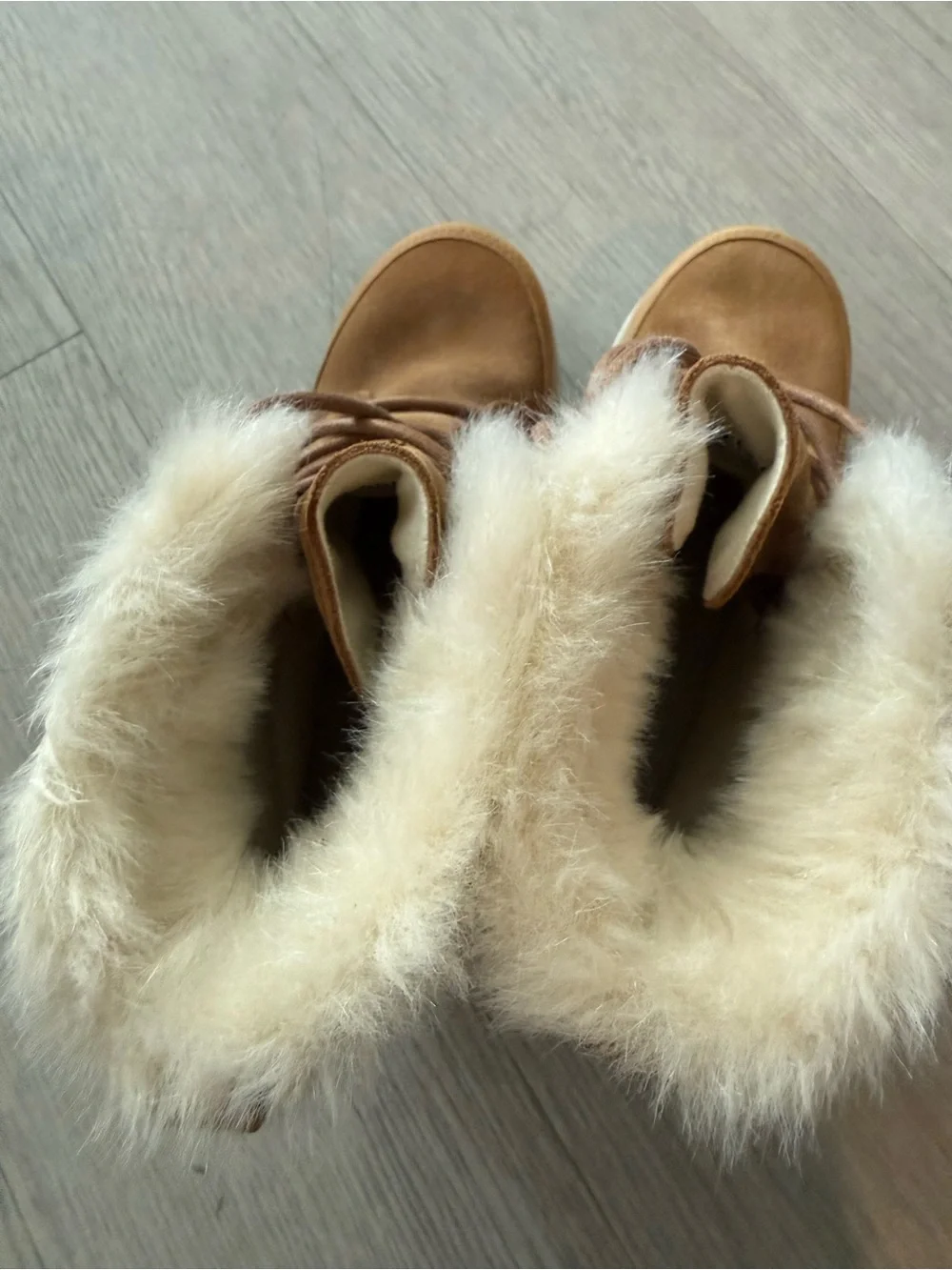 Sorel Women's Explorer Joan Suede Winter Boots - Camel Brown Size 5